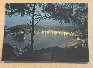 PC UNUSED - GENERAL VIEW FROM EL PINAR (IGUELDO), AT NIGHT, SAN SEBASTIAN, SPAIN