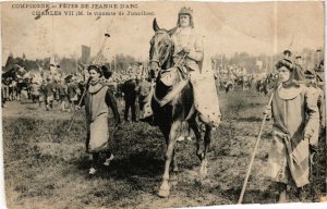 CPA Fetes de Jeanne d'Arc COMPIEGNE Charles VII (377783)