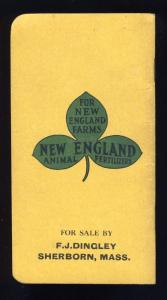 1913 New England Animal Fertilizer Booklet, Boston, Mass/MA