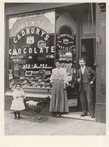 Cadburys Chocolate Manchester 1909 Hulme Shop RPC Postcard