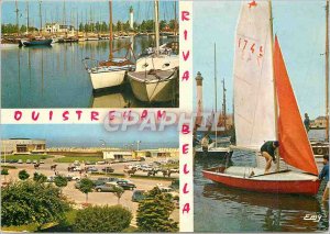 Modern Postcard Ouistreham Riva Bella (Calvados) basin Yachts Upon arrival at...