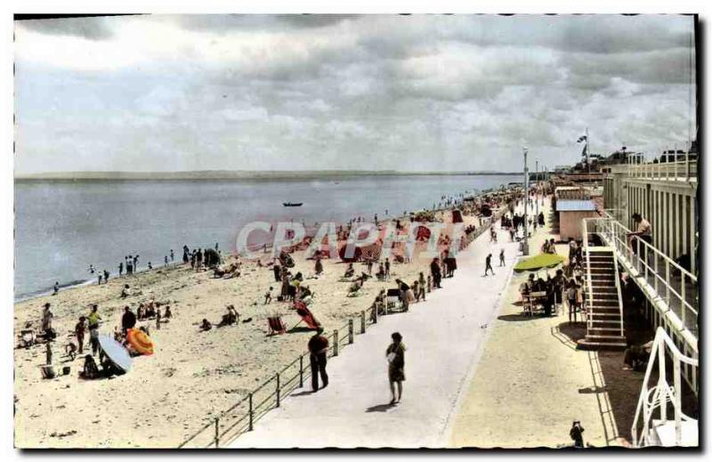 Postcard Modern Luc Sur Mer and La Digue Beach