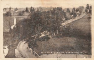 Bordentown New Jersey NJ-Out Mill Street-Eagle Quality Early Aerial Postcard