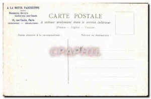 Paris Old Postcard Bastille (advertising boots)