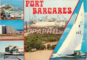 Modern Postcard Port Barcares Light and Colors of Riviera Yacht Various aspects