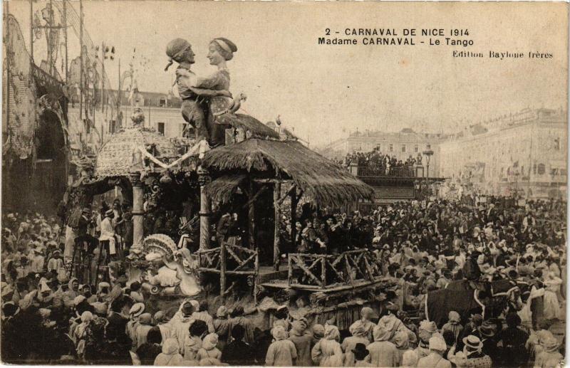 CPA Carnaval de NICE - Madame Carnaval - Le Tango (203555)