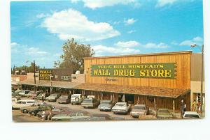 Postcard South Dakota Ted Hustead's Wall Drug Store  Free Shipping  # 2437A
