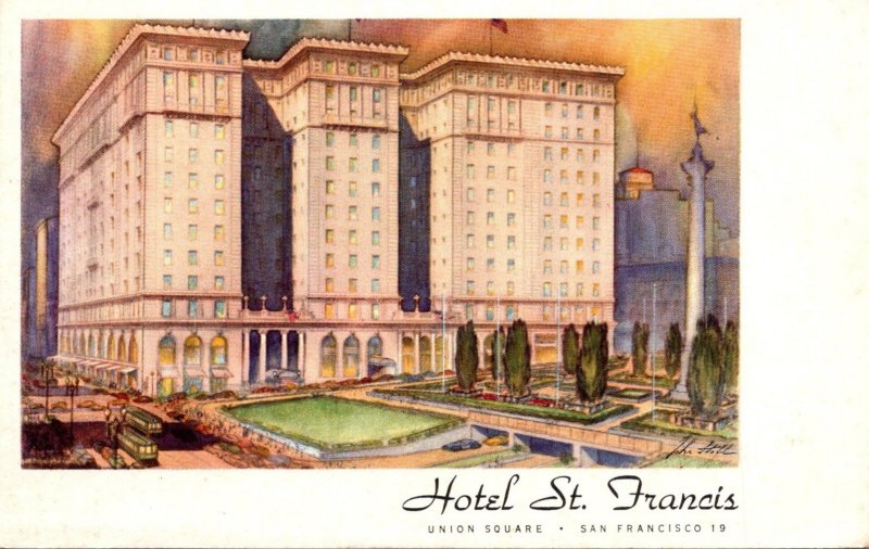 California San Francisco Hotel St Francis Union Square