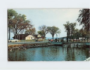 Postcard Lakeside Park Band Shelter, Fond du Lac, Wisconsin