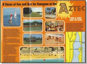 Aztec Beach Resort Brochure, Miami, Florida/FL