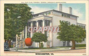 'Old Postcard Winchester Va Elks Club Formerly General Sheridan''s Headquarters'