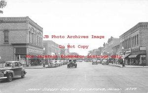 MN, Litchfield, Minnesota, RPPC, Main Street, South, Business Area,Photo No N344