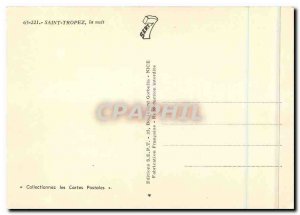 Postcard Old Saint Tropez night