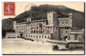 Old Postcard Monte Carlo Monaco Prince Palace