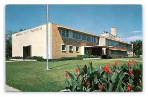 Dickinson County Courthouse Abilene Kansas Postcard