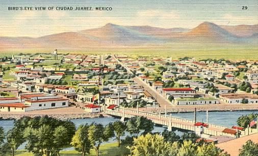 Mexico - Juarez. Bird's Eye View