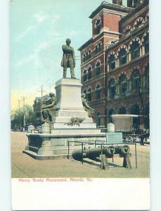 Pre-1907 MONUMENT Atlanta Georgia GA A2195