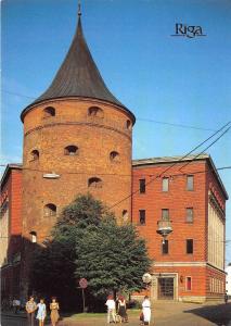 B29255 Riga The Powder Tower and the Revolution museum of the Latvian latvia