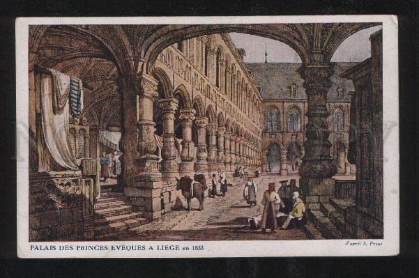 058596 BELGIUM Palais des Princes a Liege en 1833 