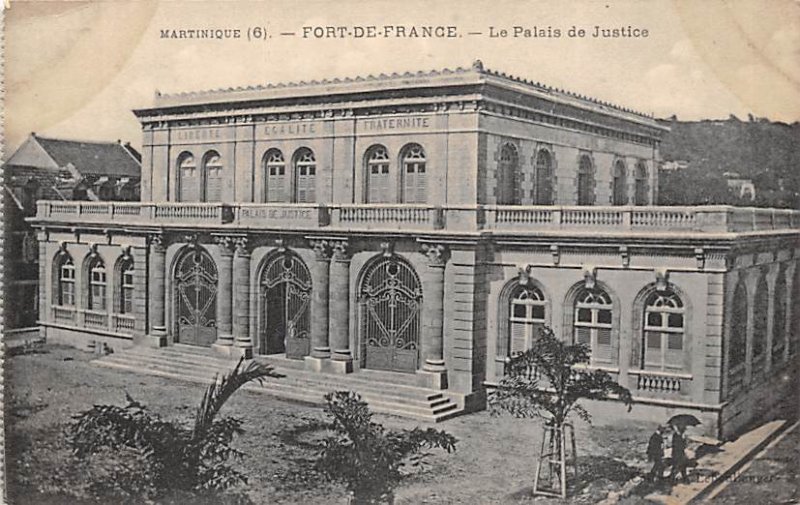 La Palais de Justice Fort-de-France Martinique Unused 