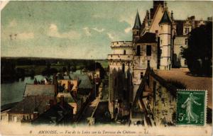 CPA AMBOISE - Vue de la Loire sur la Terrasse du Chateau (298738)
