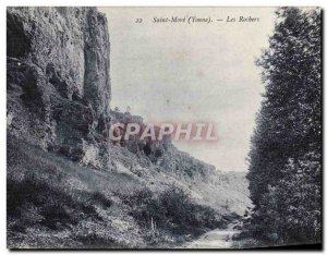 Postcard Old Saint More Les Rochers