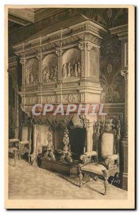 Old Postcard La Douce France Loiret Orleans City Hall Fireplace monumetale Gr...