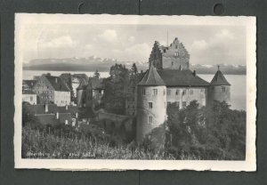 1947 Post Card Austria Village Built Around A Castle