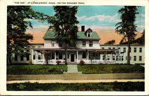 Vtg The Inn On The Mohawk Trail Charlemont Massachusetts MA Postcard
