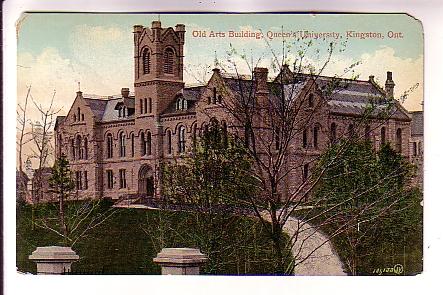 Old Arts Building, Queen's University, Kingston, Ontario, RPO Cancel, Gt RY, ...