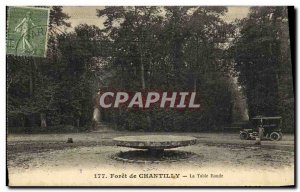 Old Postcard Chantilly Foret Automotive Roundtable
