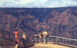 Waimea Canyon - Island of Kauai, Hawaii HI