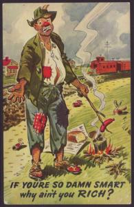 If You're So ---- Smart....,Hobo Cooking Hotdog,Comic