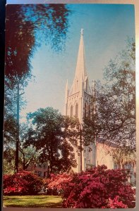 Vintage Postcard 1960's St. John's Episcopal Church, Savannah, Georgia (GA)