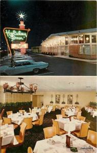 1960's Night Neon automobiles Holiday Inn PHOENIX, ARIZONA TEICH 3125