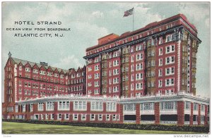 Hotel Strand, Ocean View from Boardwalk, Atlantic City, New Jersey, 10-20s