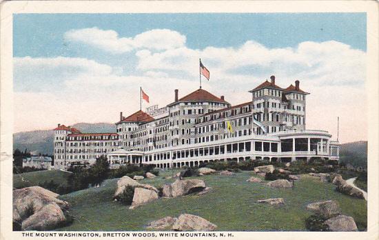 New Hampshire White Mountains The Mouint Washington Bretton Woods 1918