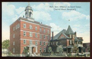 h2342 - HULL Quebec Postcard 1910s Sacred Heart Hospital