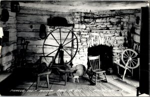 Pioneer Cabin Museum Built 1837 Milton WI Vintage Postcard F06