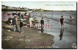 Old Postcard Royan La Grande Conche has the & # 39Heure Du Bain