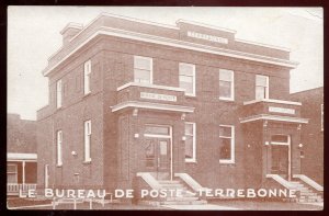 h2588 - TERREBONNE Quebec Postcard 1930s Post Office