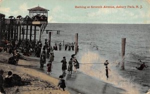 Bathing at Seventh Avenue in Asbury Park, New Jersey