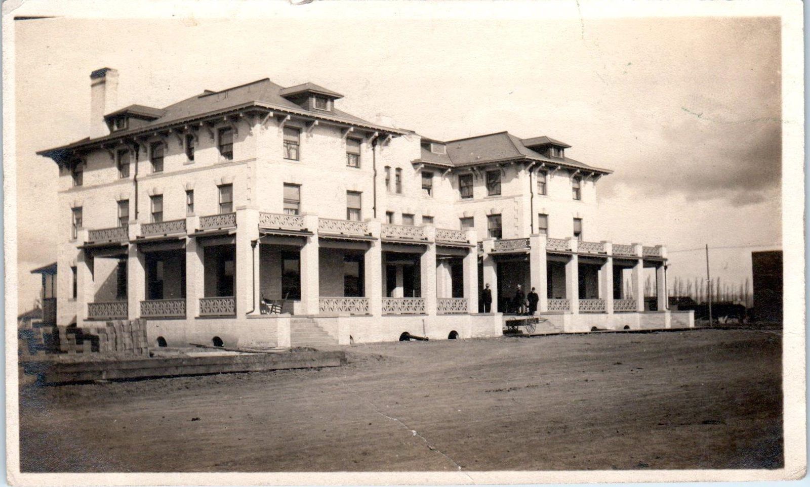 Rppc Gooding, ID Idaho Lincoln INN / Courthouse 1909 Postcard United