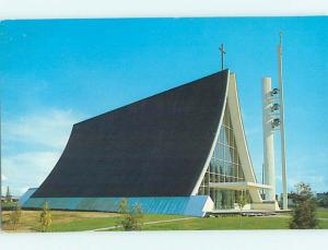 Unused Pre-1980 JONQUIERE CHURCH SCENE Saguenay QUEBEC L3595