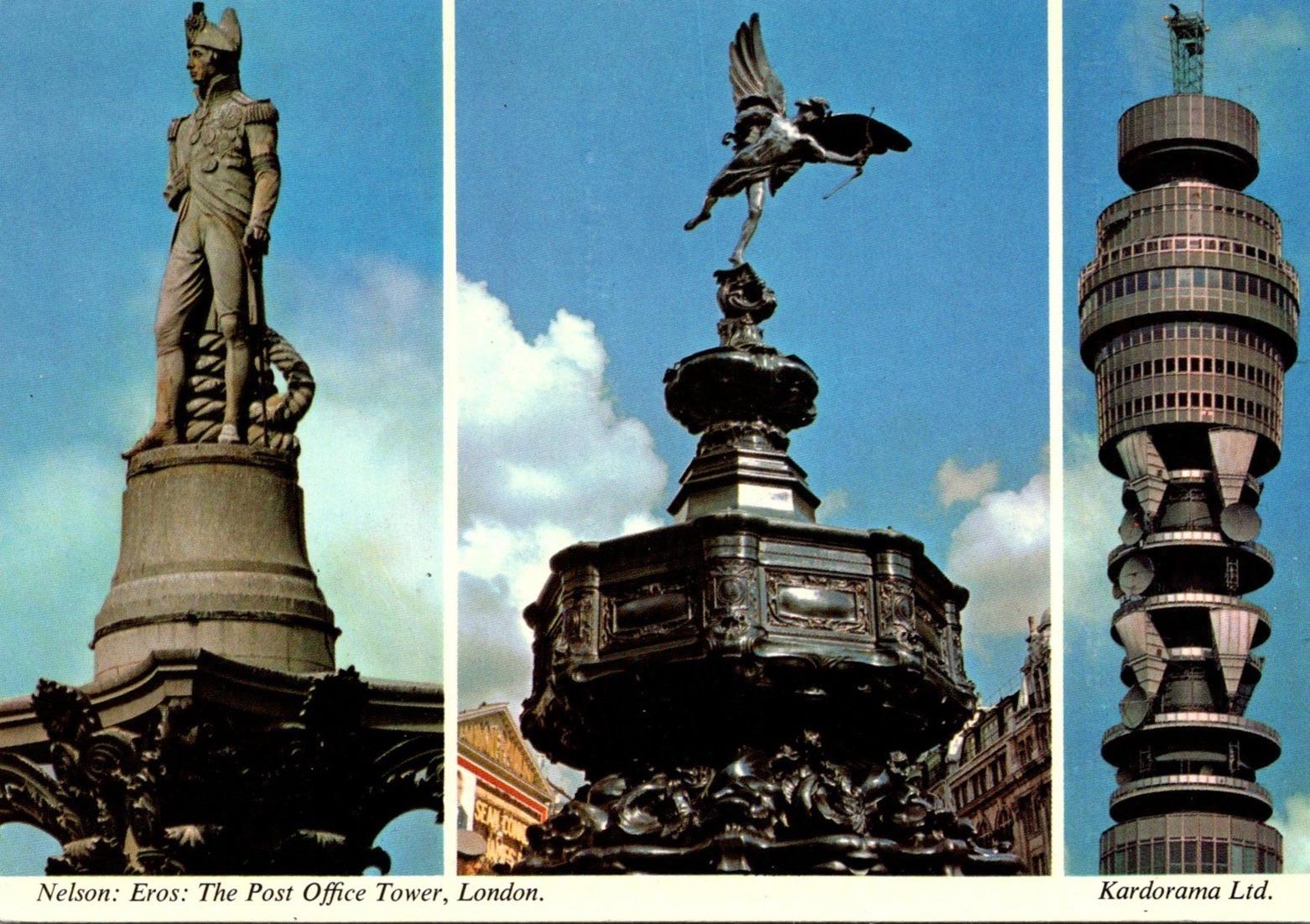 England London Nelson Eros & Post Office Tower Europe United