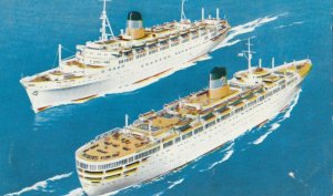 T.s.s. Queen Anna Maria & T.s.s. Olympia, 1950-1960s; Greek Line