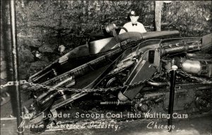 Chicago Museuem Science Industry Coal Mining Display Real Photo Postcard #3