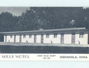 Unused Pre-1980 MOTEL SCENE Indianola Iowa IA hk0509@