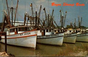 Fishing Bayou Shrimp Boats A Familiar Sight On The Gulf Coast