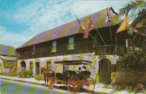 Florida St Augustine Horse and Carriage At The Oldest House